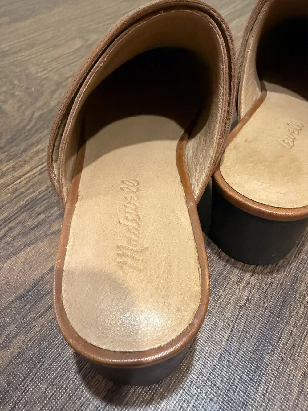Madewell The Cecily Clog in Oiled Leather Size 6.5 - Picture 7 of 7